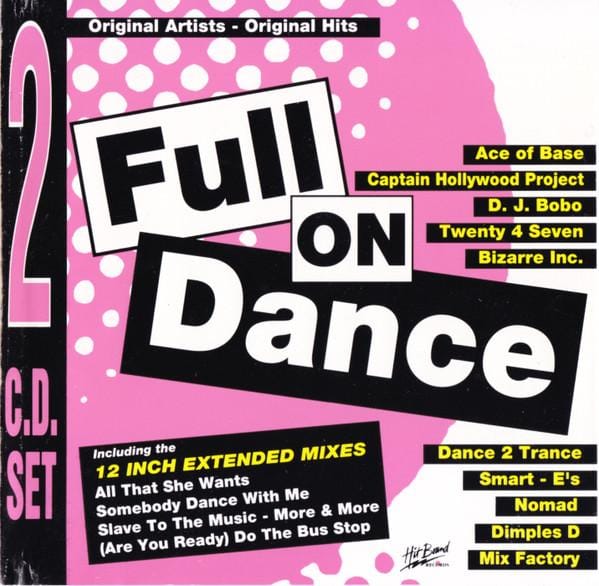CD DIVERS - Full On Dance HB0098CD Hit Bound Recor 1992 Australie Dance & Electronica Occasion white