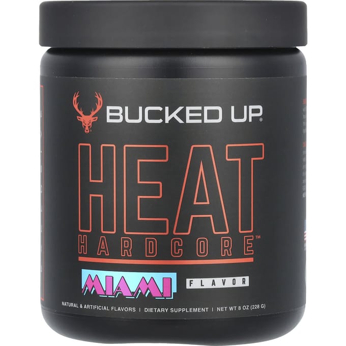 Bucked Up, Hit Hardcore, Miami, Aardbei, Mango, Ananas, 228g (8 ons)