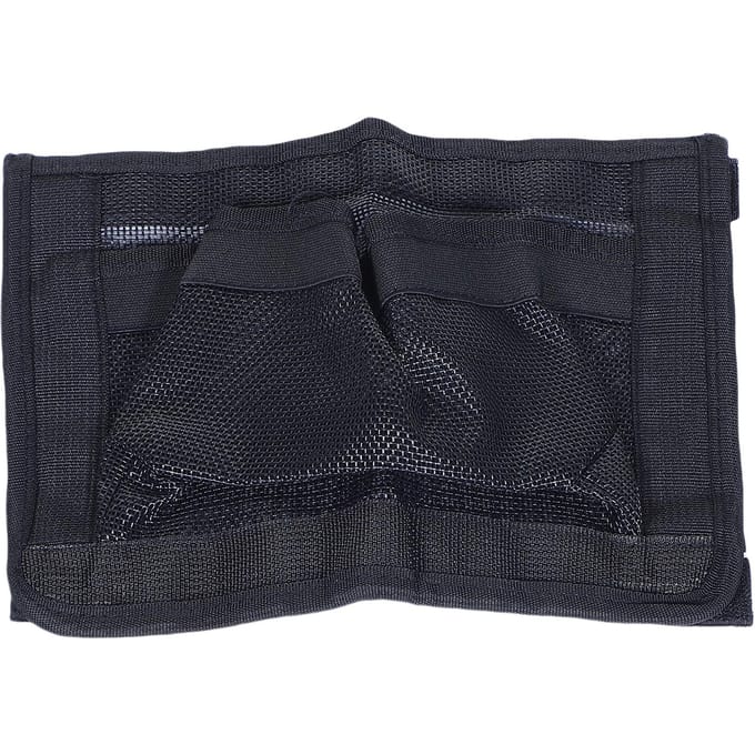 Boot Opbergnetzak 10x7 Inch Waterdichte Marine Elastische Net Organizer Etui voor het Organiseren van Visuitrusting Veilig black