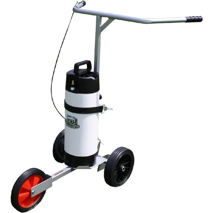Kruiwagen voor het opspuiten van verf