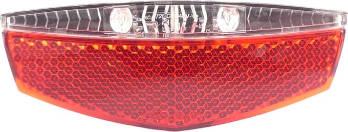 Dragerachterlicht Edge City Slimline - 50/80mm - E-Bike - 6-48Volt