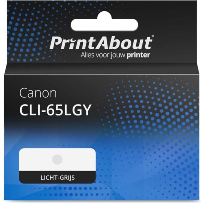 PrintAbout huismerk Inktcartridge CLI-65LGY Licht-grijs Geschikt voor Canon