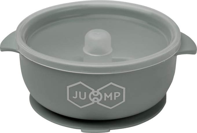 JU&MP Kommetje - Baby - Kinderservies - Zuignap - Onbreekbaar - Grijs