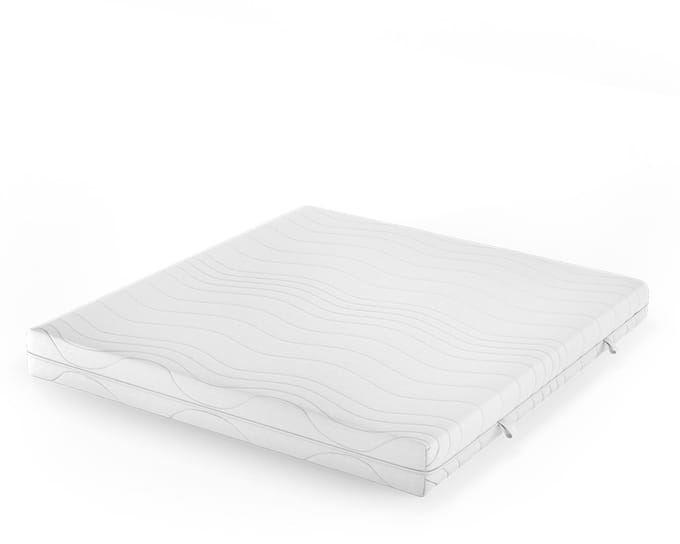 Vitalispa Koudschuim matras – 180 x 200 cm 20 cm hoogte Wit