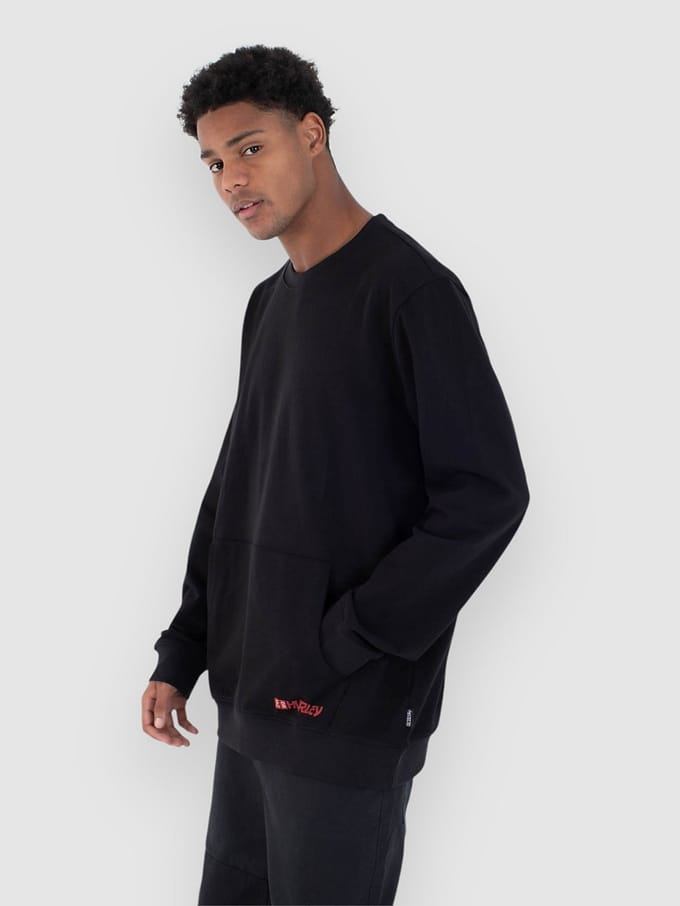 Hurley Tattoo Crew Sweater zwart