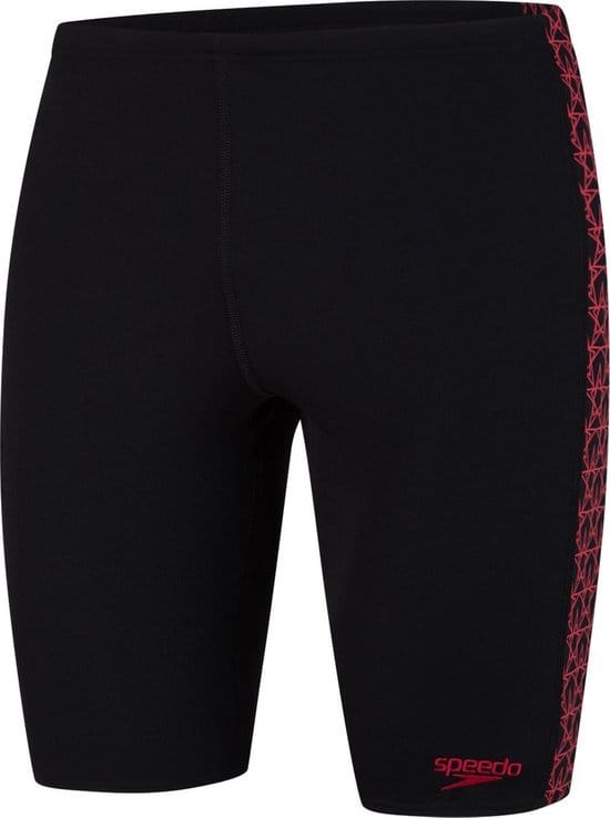 Speedo - Maat 4/S  - END BOOMSTAR SPLICE JAMMER BLACK/RED