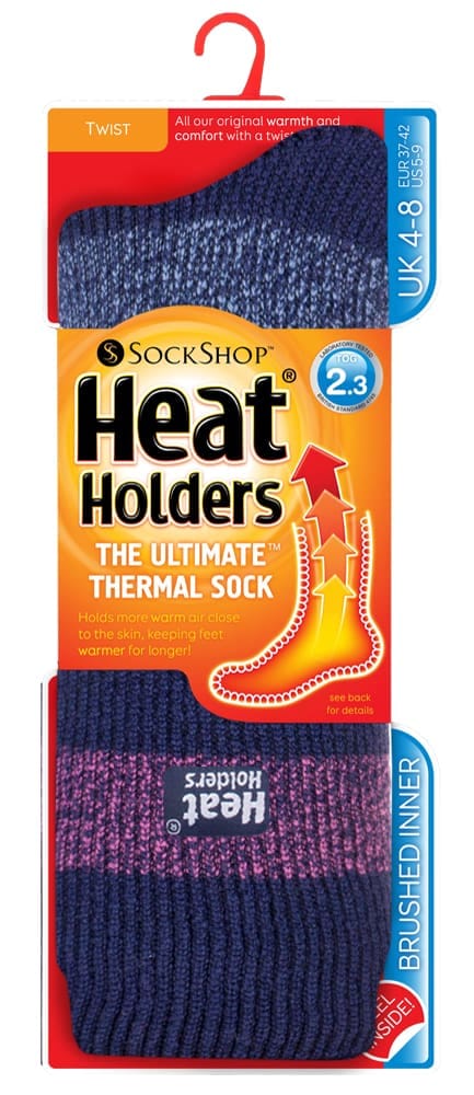 Heat Holders - Thermische sokken met damespatroon - Zee-