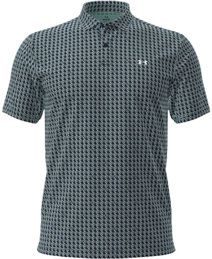 Under Armour T2G Polo Print Houndstooth Deuces Blue