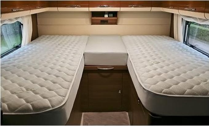 Caravan Matras Op Maat - Koudschuim - 2 persoons