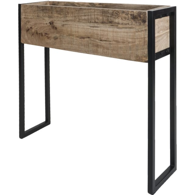 Plantenbak Faab 72 cm - Mangohouten Plantenbak met Metalen Frame