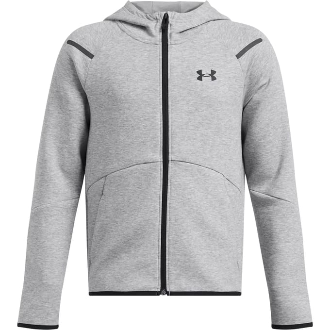 Under Armour Unstoppable Fleece Sweatshirt Met Rits Grijs 7 Years Jongens