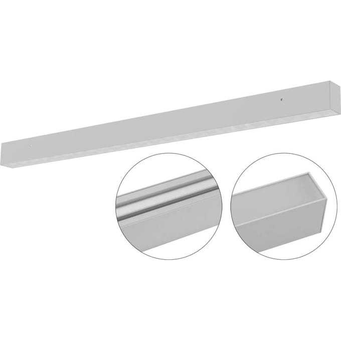 EVN Munus LED plafondlamp zilver 50W