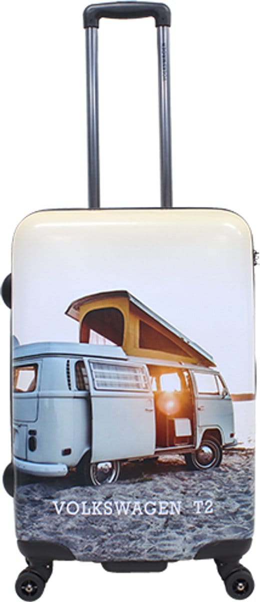 Volkswagen Camper Bus Harde Reiskoffer M 67 cm - Print - Bedrukt / Medium