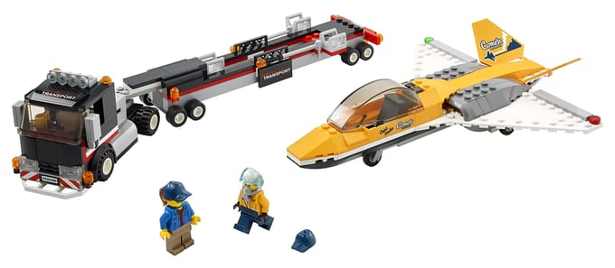 LEGO City Transporteur de Jet de Spectacle Aérien 60289 gray