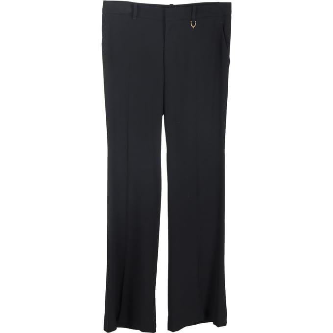 Gucci crêpe broek van zwart polyester