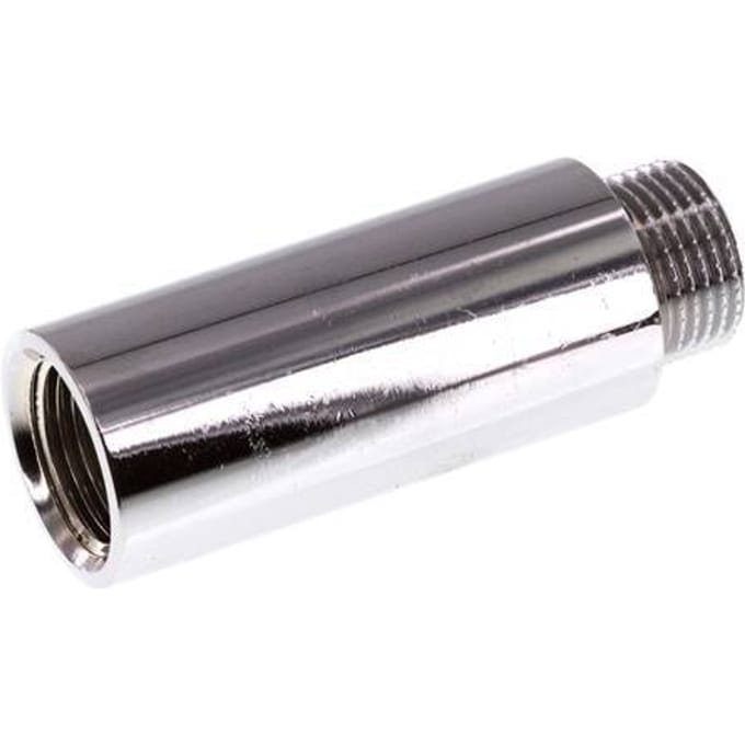 G 3/8'' F/M Verchroomd Messing Verlengstuk DIN 3523 - 50 mm