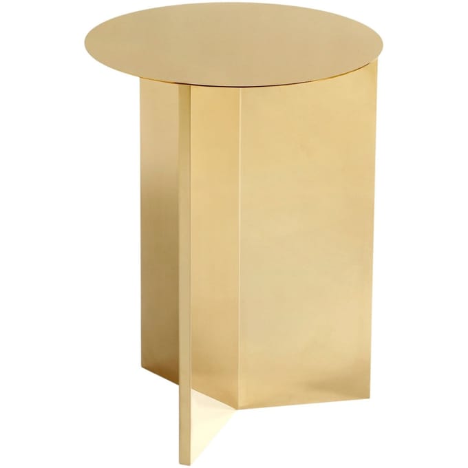 HAY Slit tafel - hoog - messing