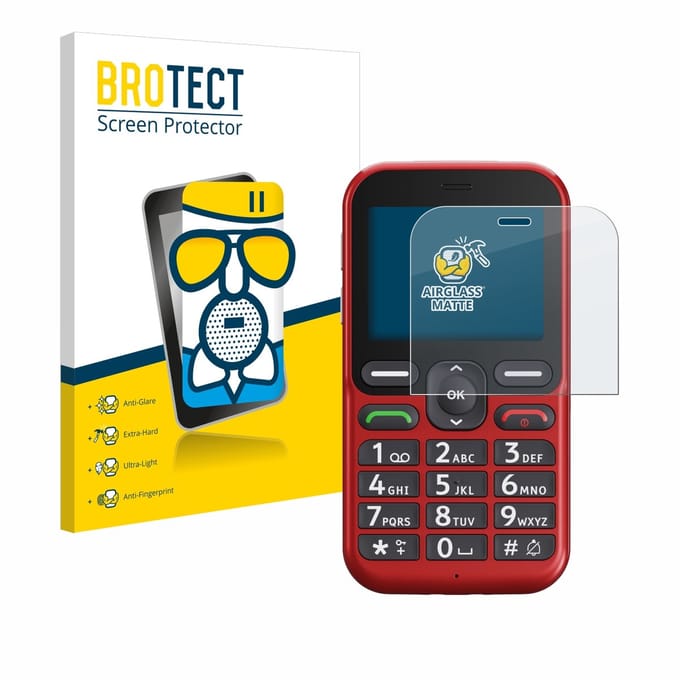BROTECT - Screenprotector voor Doro Leva L10 - Folie Beschermfolie Beschermglas matte