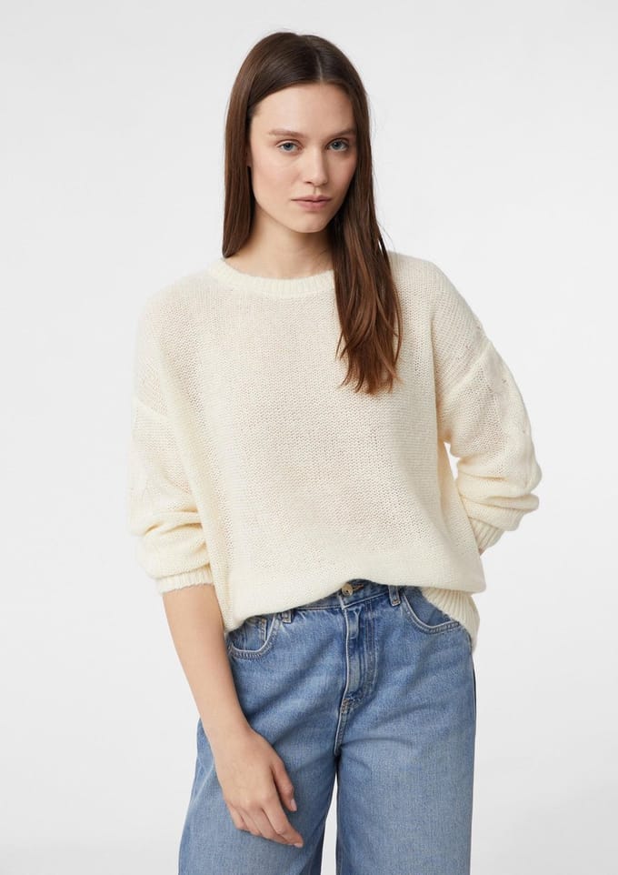 Dames alpaca gebreide trui COMMA