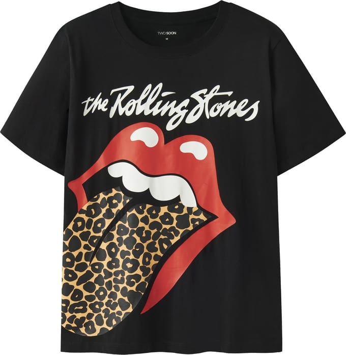 NAME IT - TAFTOX ROLLINGSTONES REG SS TOP NOOS UNV - Dames - T-shirts