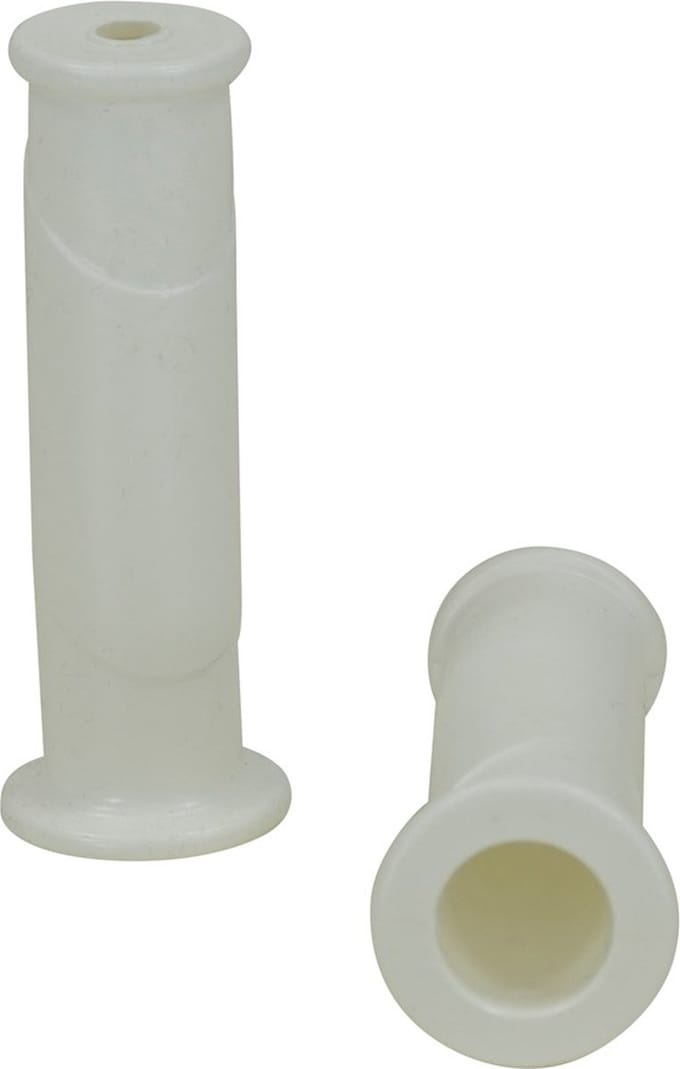 FORT Kruiwagenhandvatten rond WIT - set van 2 - diameter 30 mm