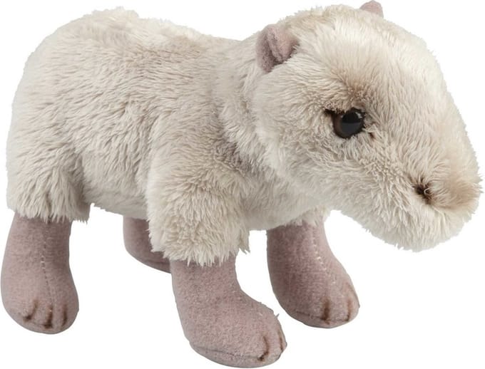 Ravensden capibara knuffel - 15 cm - knuffeldieren - voor kinderen - wilde dieren - speelgoed