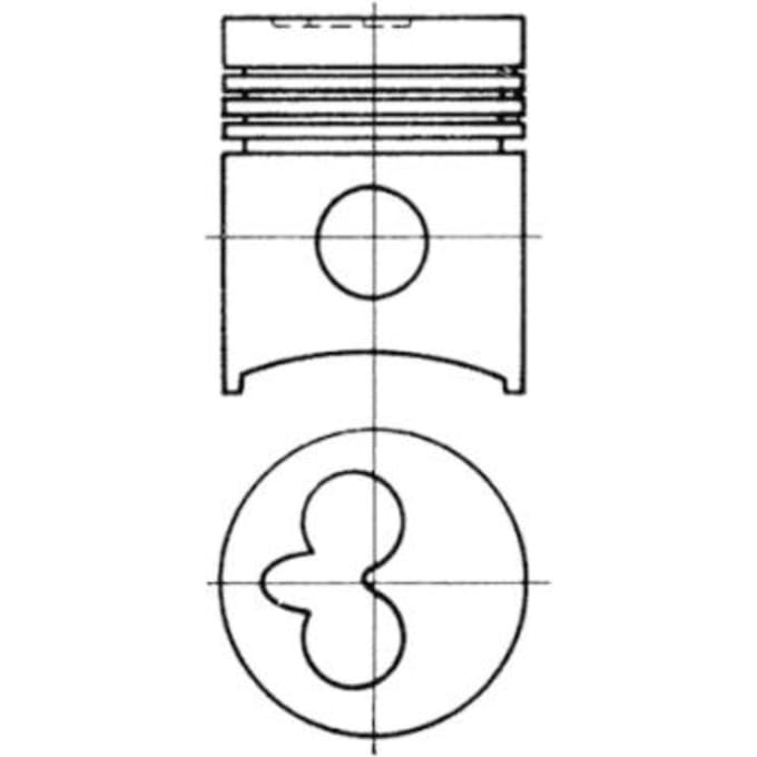 Zuiger KOLBENSCHMIDT 91007600