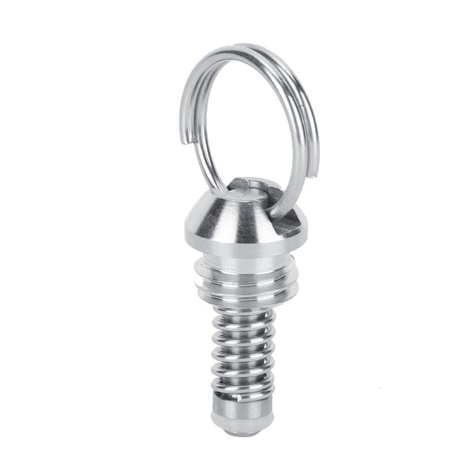 2 Stuks RVS Bierfust Reparatie Drukontlastingsventiel Kogelvergrendeling Bierbrouwaccessoires gray