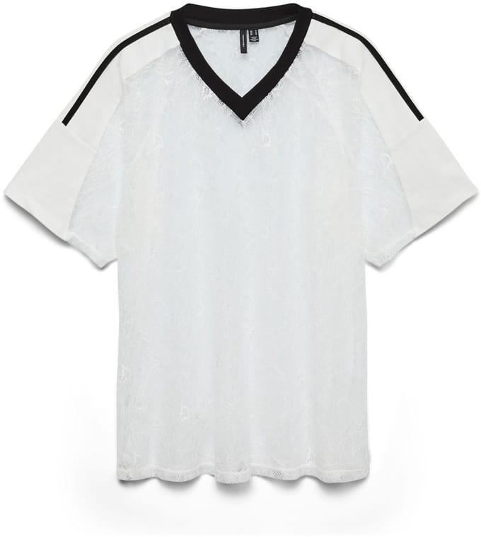 VERO MODA - VMHARPER 2/4 LACE T-SHIRT JRS EXP - Dames - T-shirts