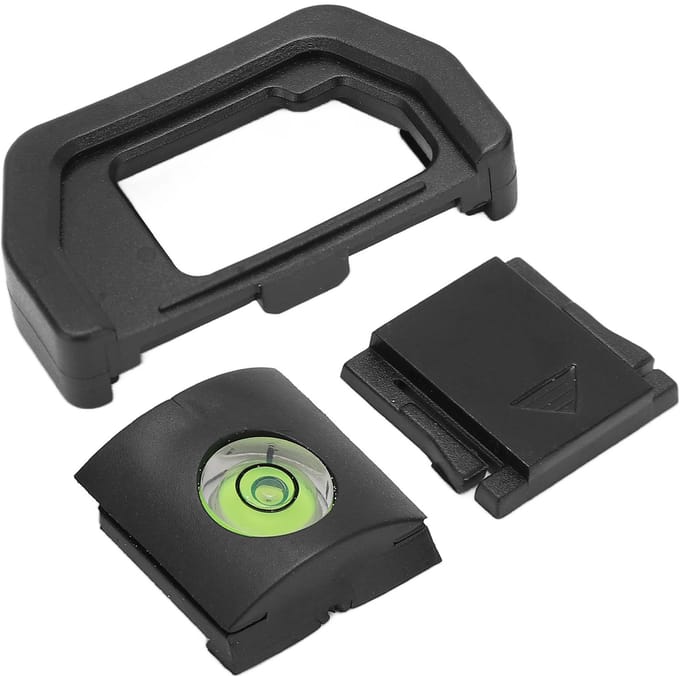 Zoeker Oogschelp Flitsschoen Afdekking Horizonniveau Sets voor EM5 II EM10 II Camera Serie black