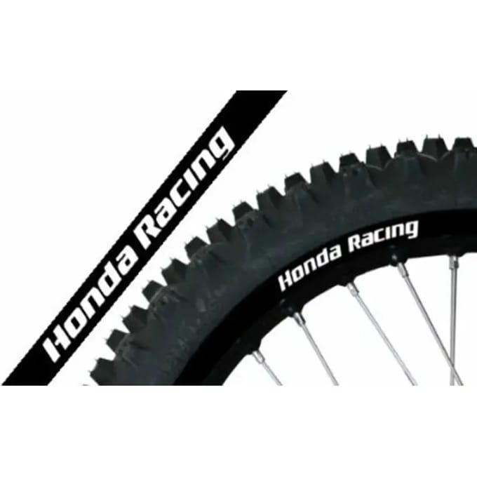 Motorcycle Rim Decoration Stickers Blackbird Racing Replica Honda