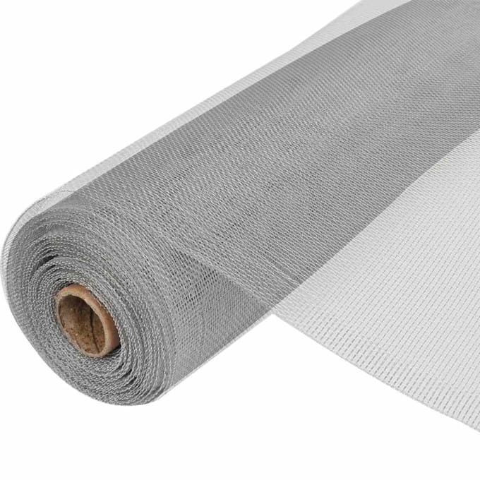 vidaXL - Gaas - 100x500 - cm - aluminium - zilverkleurig