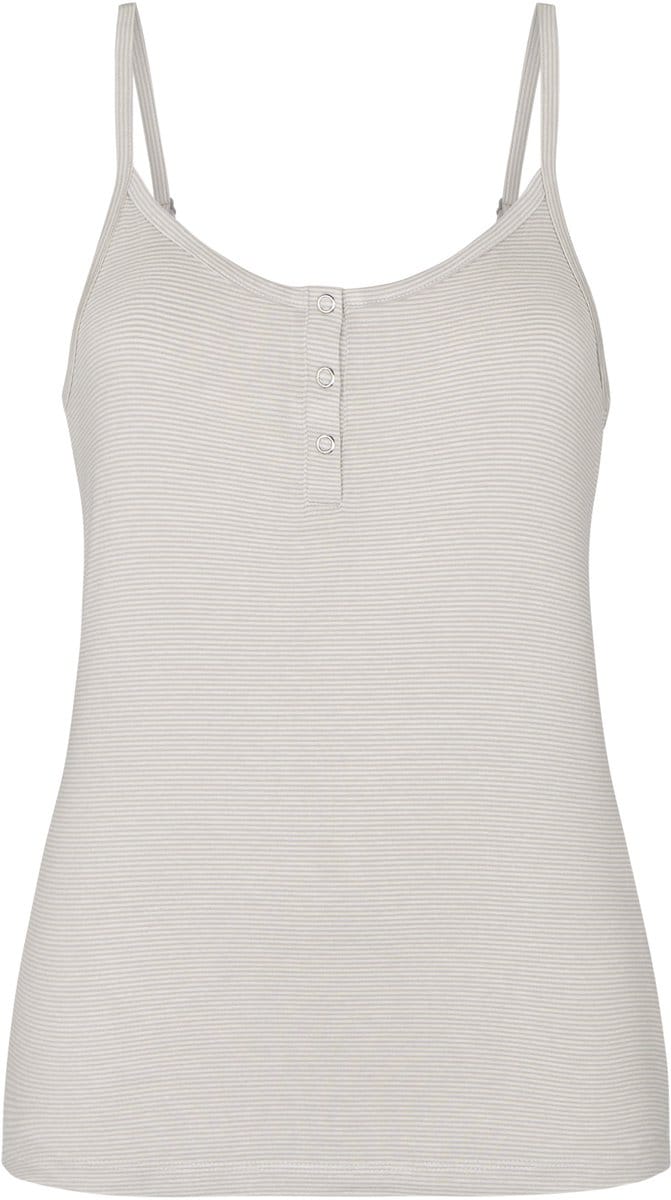 Hunkemöller Pyjama Cami Striped Henley Grijs