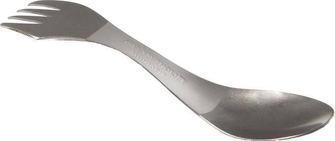 LightMyFire Spork Titan - roestvrijstaal lichtgewicht - vork mes lepel