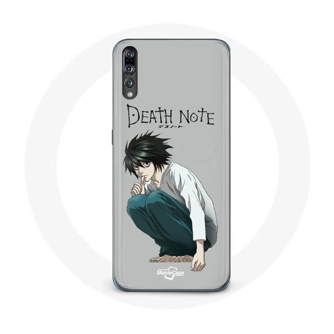 Coque - Huawei - P20 - Death Note Anime - Souple - Gris - Protection