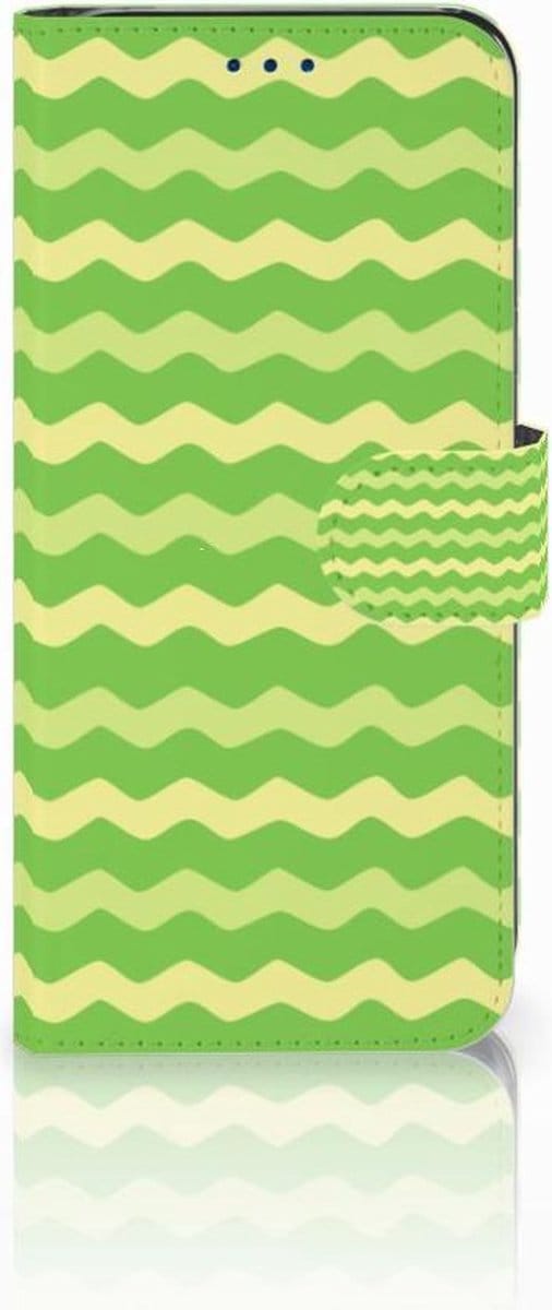 Samsung Galaxy S8 Telefoon Hoesje Waves Green