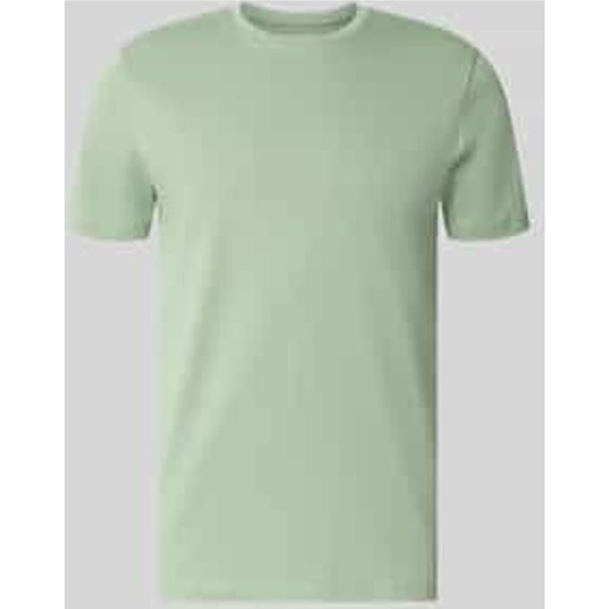 T-shirt van katoen met ronde hals