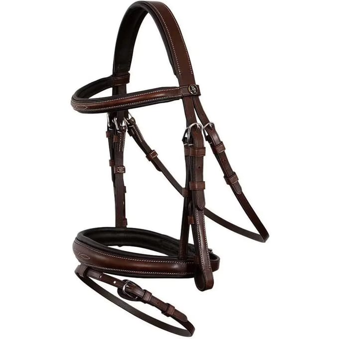 Hoofdstel middleton fancy stitching Black - Pony | Zwart | Hoofdstel paard