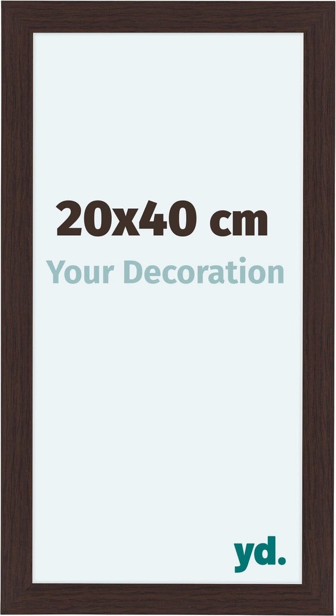 Your Decoration - Fotolijst 20x40 cm - MDF - Eiken Donker - Como
