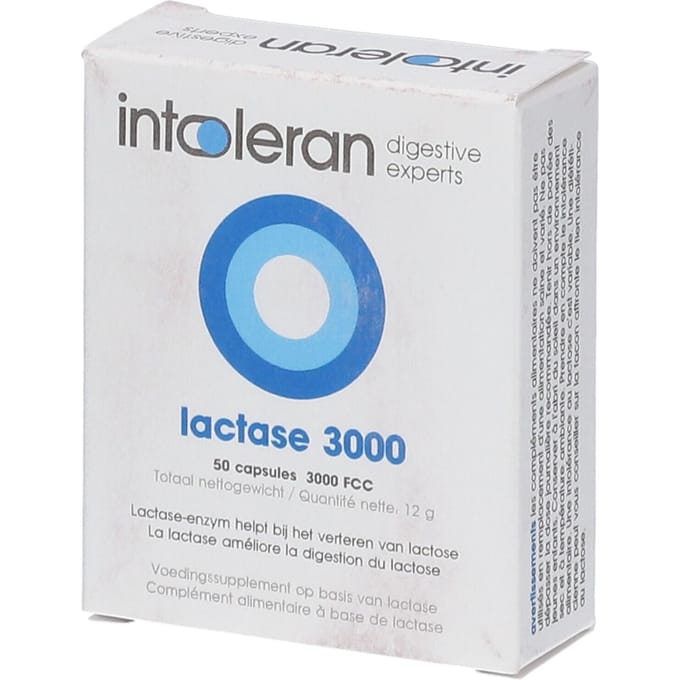Intoleran Lactase 3000 50 Capsules