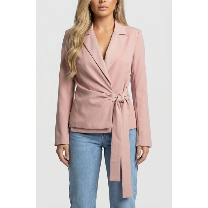 GUESS Marciano By  Vittoria Wrap Blazer Rose Bliss Größe: 36 | Blazer Outlet | Damen | Rosa
