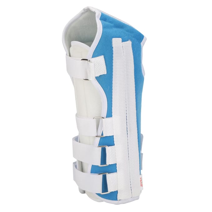 Attelle de Support de Mollet Tibial Vieilli Sangle de Fixation de Fracture Tibiale Remplacer Plâtre Taille L white
