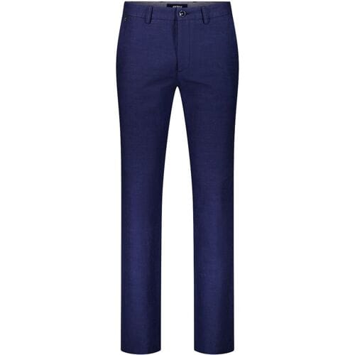 Gardeur Broek Baxter Everyday Essential Multi Fabric Cool Touch Linnen Blend Dark Marine / male