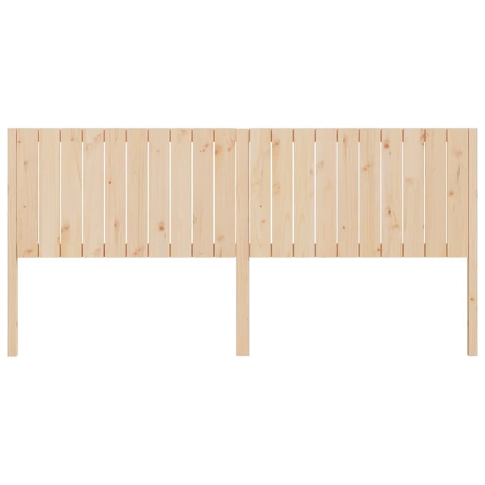 vidaXL - Hoofdbord - 205,5x4x100 - cm - massief - grenenhout