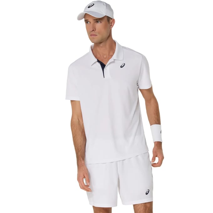 ASICS Court Polo Heren-wit