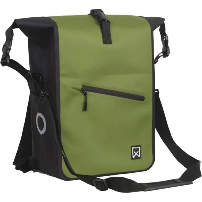 Willex Rugzak Combi Fietstas 100% Waterdicht Groen