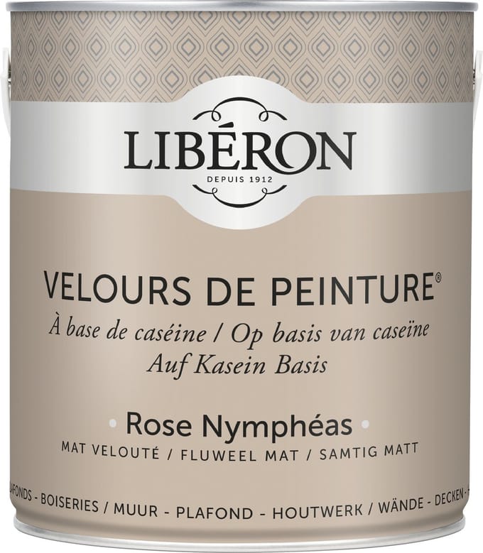 Liberon Velours De Peinture Muurverf - Mat - Rose Nymphéas - 2,5l