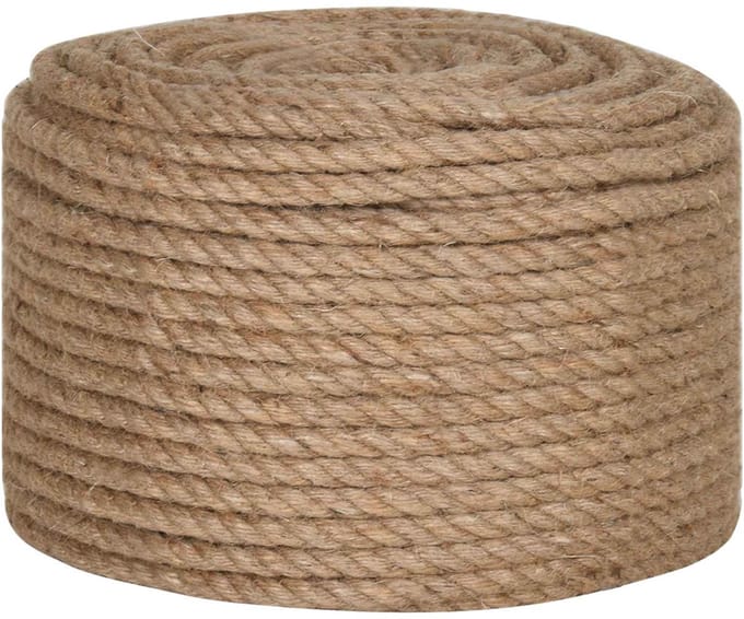 vidaXL - Jutetouw - 10 - st - 20 - mm - 100 - m - Naturel - 100% - Tossa - jute