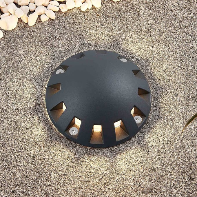 Lindby Emiro LED vloeropbouwlamp, overrijdbaar