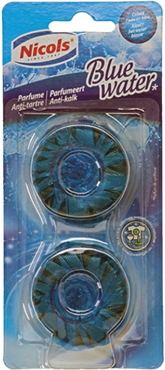 Nicols Blue Water Spoelbaktabletten (5 x 2 stuks)